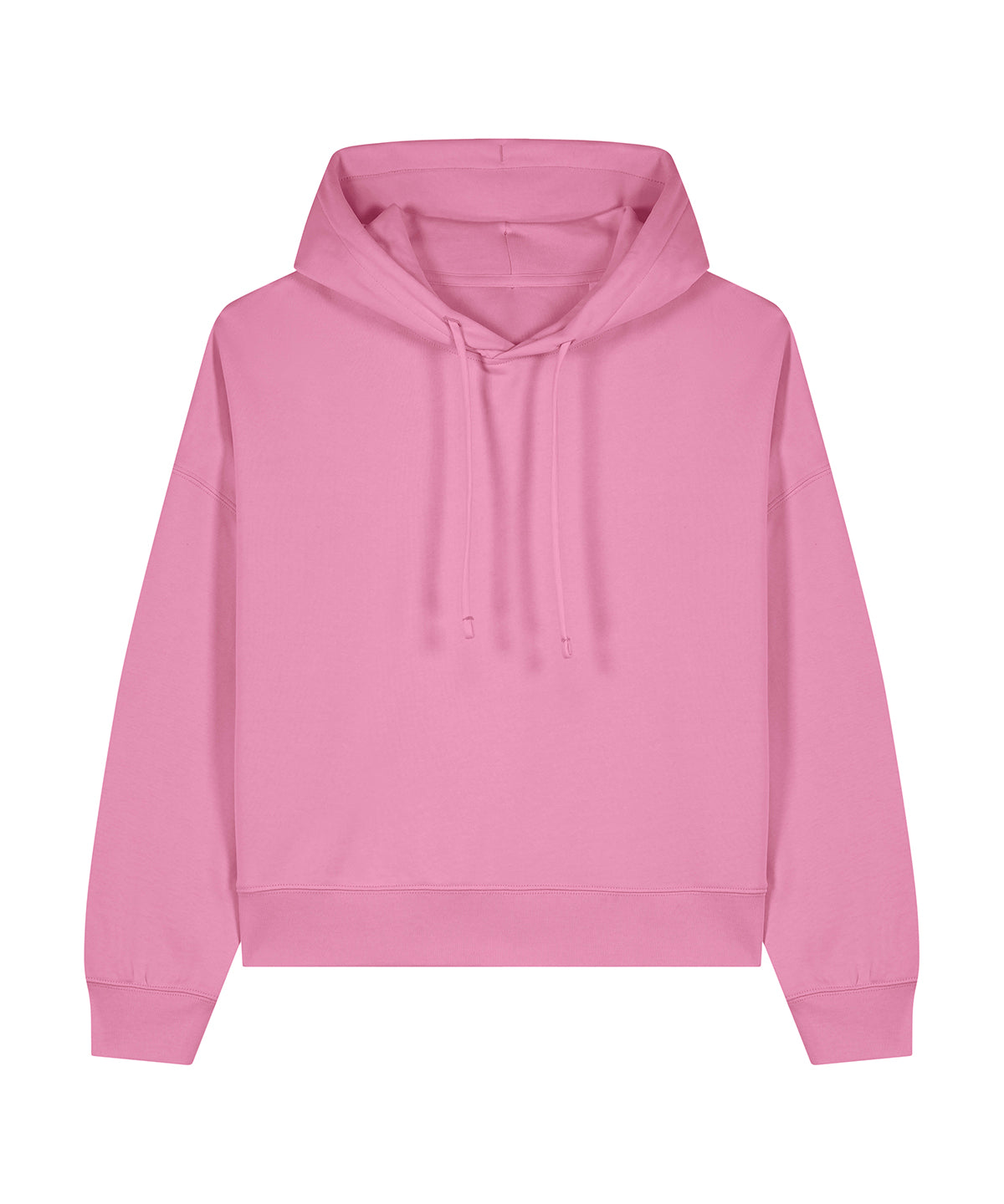 Tryck din logga på Hoodies från Stanley/Stella - Anpassa Stanley Stella - Nora Hoodie i färgen Mellanrosa för företag, föreningar och privatpersoner