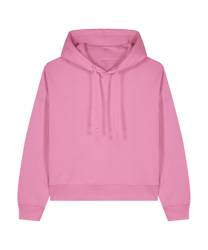 Tryck din logga på Hoodies från Stanley/Stella - Anpassa Stanley Stella - Nora Hoodie i färgen Mellanrosa för företag, föreningar och privatpersoner