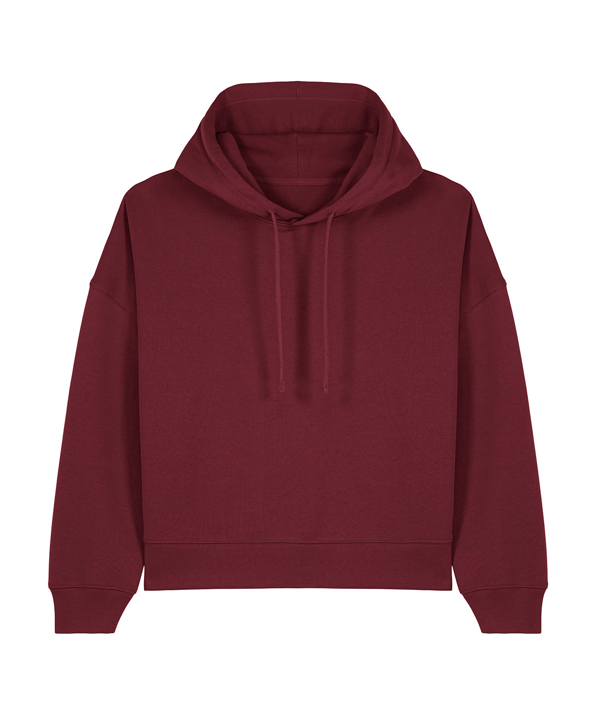 Tryck din logga på Hoodies från Stanley/Stella - Anpassa Stanley Stella - Nora Hoodie i färgen Burgundy för företag, föreningar och privatpersoner