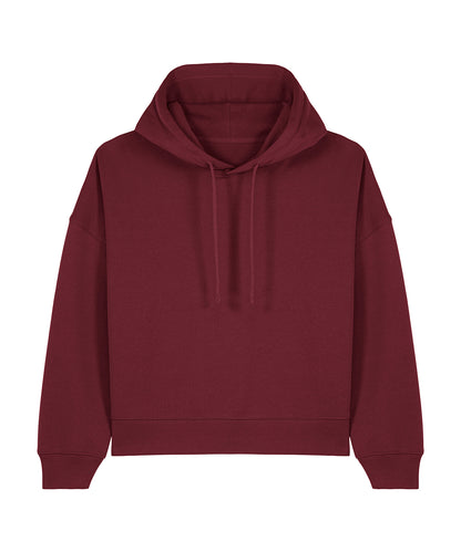 Tryck din logga på Hoodies från Stanley/Stella - Anpassa Stanley Stella - Nora Hoodie i färgen Burgundy för företag, föreningar och privatpersoner