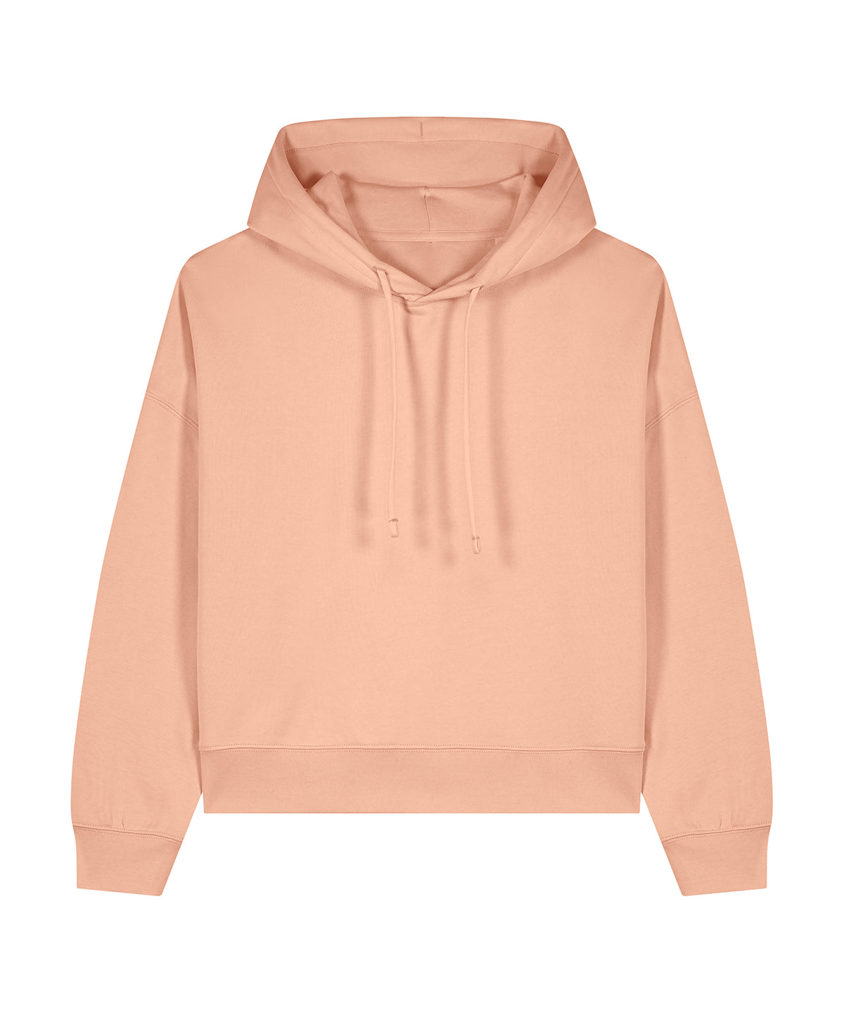 Tryck din logga på Hoodies från Stanley/Stella - Anpassa Stanley Stella - Nora Hoodie i färgen Ljus orange för företag, föreningar och privatpersoner