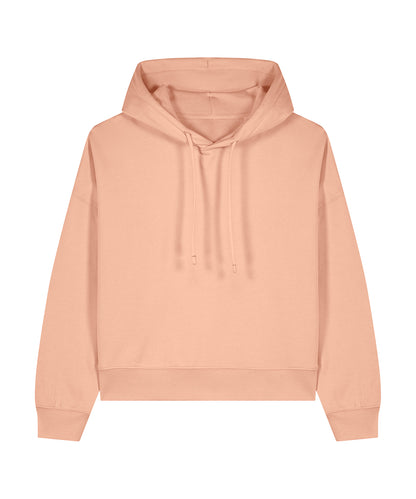 Tryck din logga på Hoodies från Stanley/Stella - Anpassa Stanley Stella - Nora Hoodie i färgen Ljus orange för företag, föreningar och privatpersoner