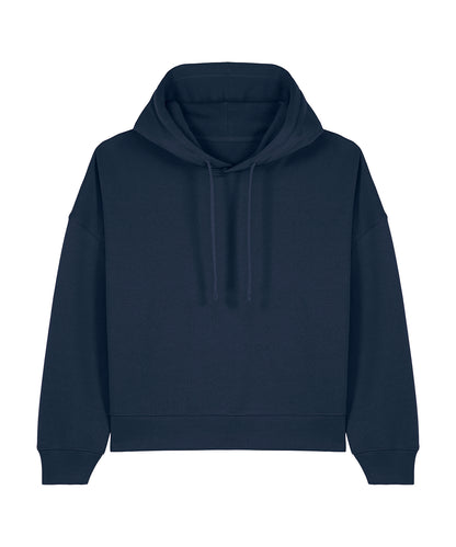 Tryck din logga på Hoodies från Stanley/Stella - Anpassa Stanley Stella - Nora Hoodie i färgen Marinblå för företag, föreningar och privatpersoner