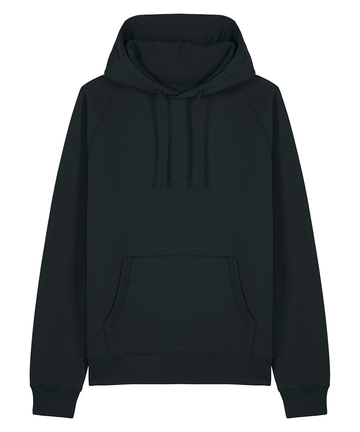 Tryck din logga på Hoodies från Stanley/Stella - Anpassa Stanley Stella - Striker Hoodie i färgen Svart för företag, föreningar och privatpersoner