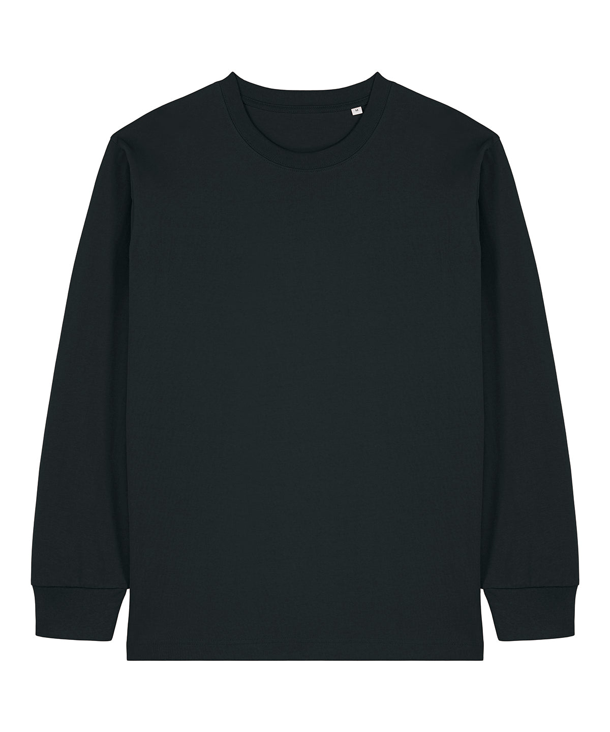 Tryck din logga på T-shirts från Stanley/Stella - Anpassa Freestyler Långärmad Premium T-shirt – Unisex i färgen Svart för företag, föreningar och privatpersoner