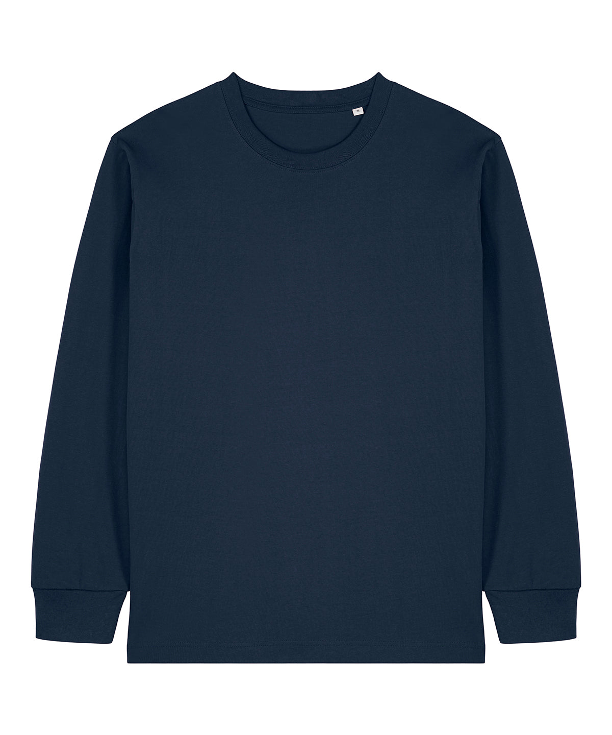Tryck din logga på T-shirts från Stanley/Stella - Anpassa Freestyler Långärmad Premium T-shirt – Unisex i färgen Marinblå för företag, föreningar och privatpersoner