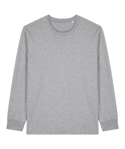 Tryck din logga på T-shirts från Stanley/Stella - Anpassa Freestyler Långärmad Premium T-shirt – Unisex i färgen Mellangrå för företag, föreningar och privatpersoner