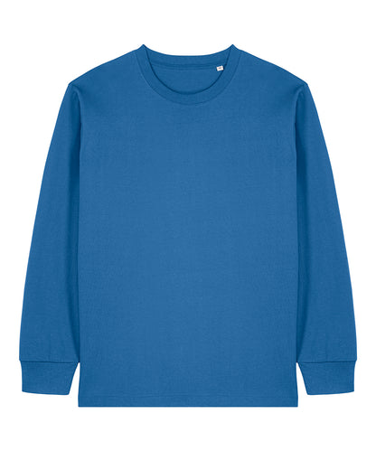 Tryck din logga på T-shirts från Stanley/Stella - Anpassa Freestyler Långärmad Premium T-shirt – Unisex i färgen Mörkblå för företag, föreningar och privatpersoner