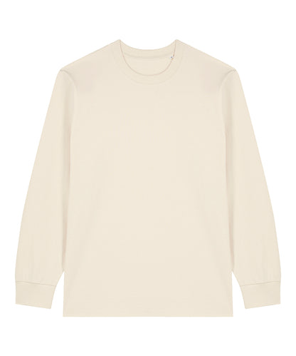 Tryck din logga på T-shirts från Stanley/Stella - Anpassa Freestyler Långärmad Premium T-shirt – Unisex i färgen Naturligt för företag, föreningar och privatpersoner