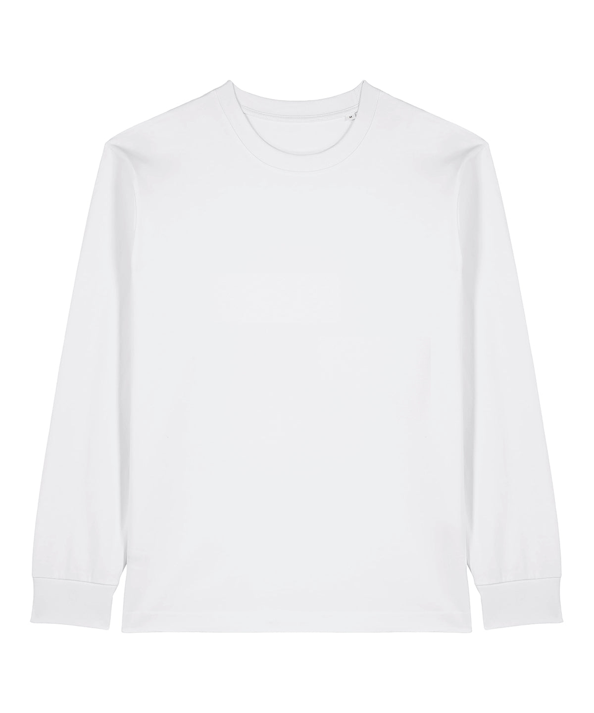 Tryck din logga på T-shirts från Stanley/Stella - Anpassa Freestyler Långärmad Premium T-shirt – Unisex i färgen Vit för företag, föreningar och privatpersoner