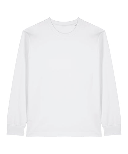 Tryck din logga på T-shirts från Stanley/Stella - Anpassa Freestyler Långärmad Premium T-shirt – Unisex i färgen Vit för företag, föreningar och privatpersoner
