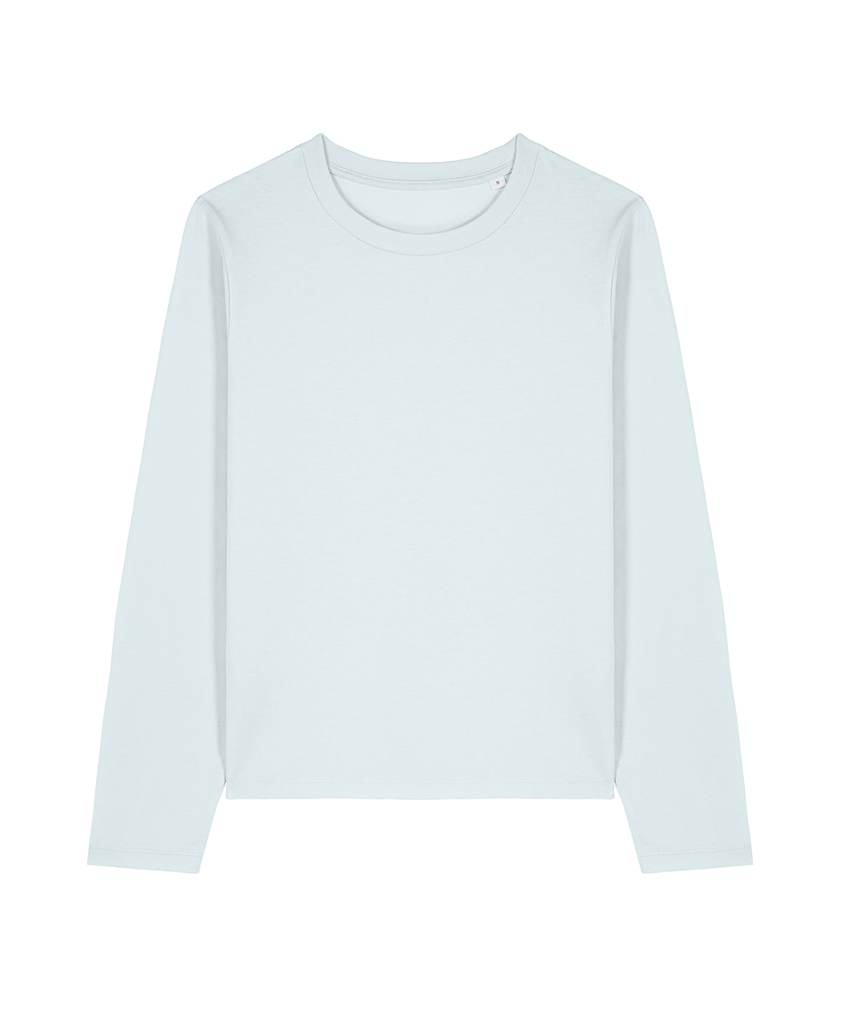 Tryck din logga på T-shirts från Stanley/Stella - Anpassa Stella Muser Långärmad T-shirt – Dam i färgen Ljusblå för företag, föreningar och privatpersoner