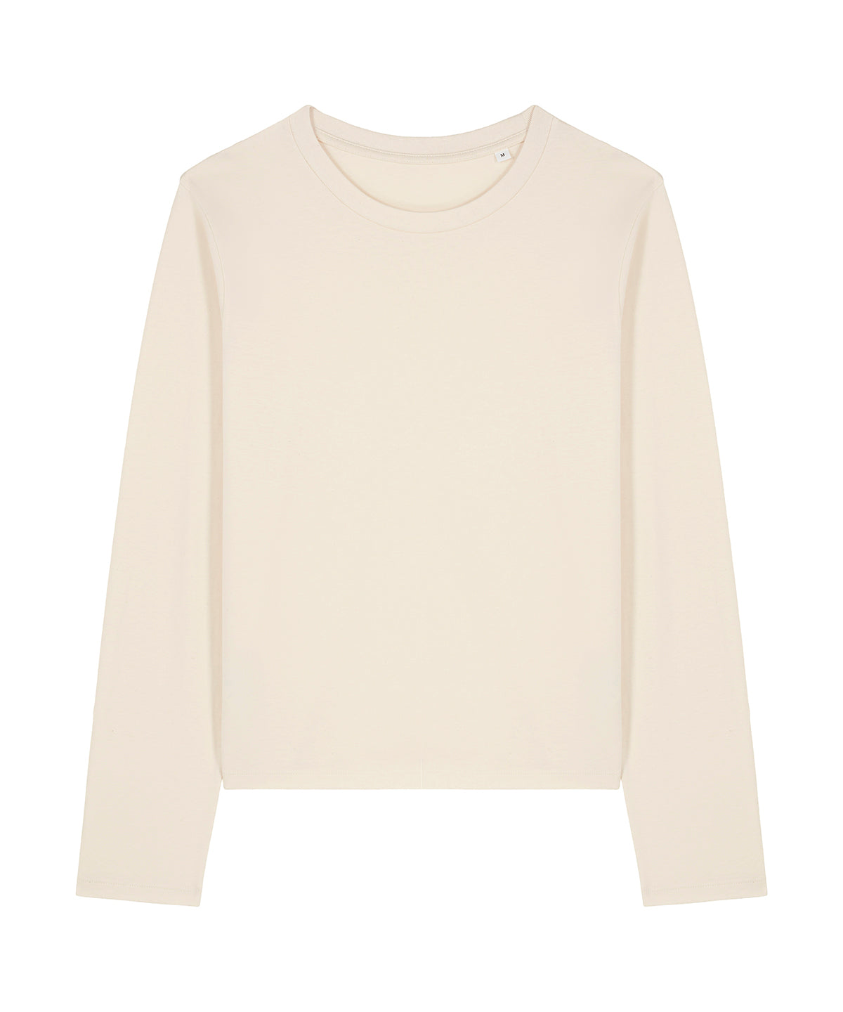 Tryck din logga på T-shirts från Stanley/Stella - Anpassa Stella Muser Långärmad T-shirt – Dam i färgen Naturligt för företag, föreningar och privatpersoner