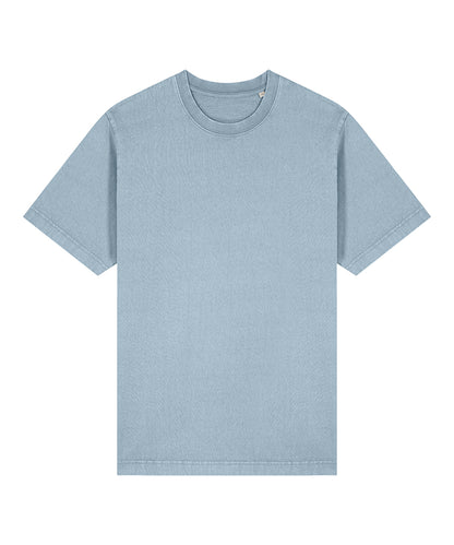 Tryck din logga på T-shirts från Stanley/Stella - Anpassa Freestyler Vintage Premium T-shirt – Unisex i färgen Mellanblå för företag, föreningar och privatpersoner