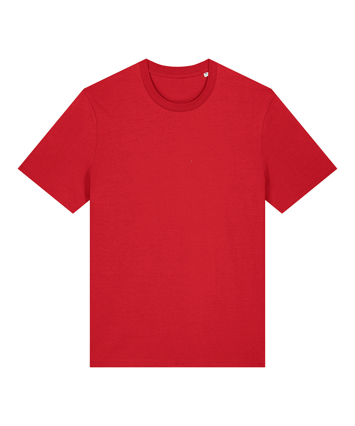 Tryck din logga på T-shirts från Stanley/Stella - Anpassa Stanley Stella - Unisex Creator 2.0 Ikonisk T-shirt i färgen Mellan röd för företag, föreningar och privatpersoner