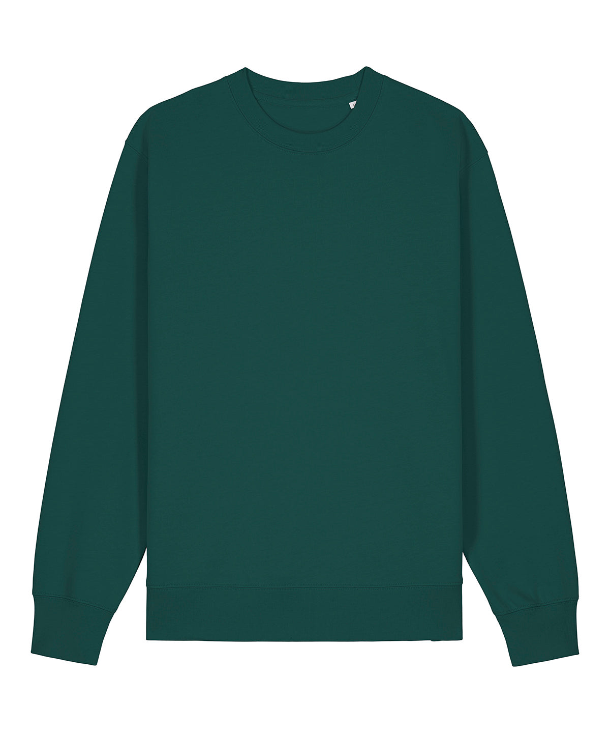 Tryck din logga på Sweatshirts från Stanley/Stella - Anpassa Stanley Stella - Unisex Changer 2.0 Sweatshirt med rund hals i färgen Djup grön för företag, föreningar och privatpersoner
