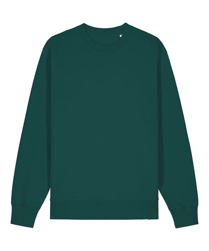 Tryck din logga på Sweatshirts från Stanley/Stella - Anpassa Stanley Stella - Unisex Changer 2.0 Sweatshirt med rund hals i färgen Djup grön för företag, föreningar och privatpersoner