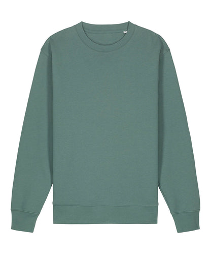 Tryck din logga på Sweatshirts från Stanley/Stella - Anpassa Stanley Stella - Unisex Changer 2.0 Sweatshirt med rund hals i färgen Mörkgrön för företag, föreningar och privatpersoner