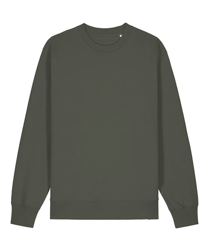 Tryck din logga på Sweatshirts från Stanley/Stella - Anpassa Stanley Stella - Unisex Changer 2.0 Sweatshirt med rund hals i färgen Khaki för företag, föreningar och privatpersoner