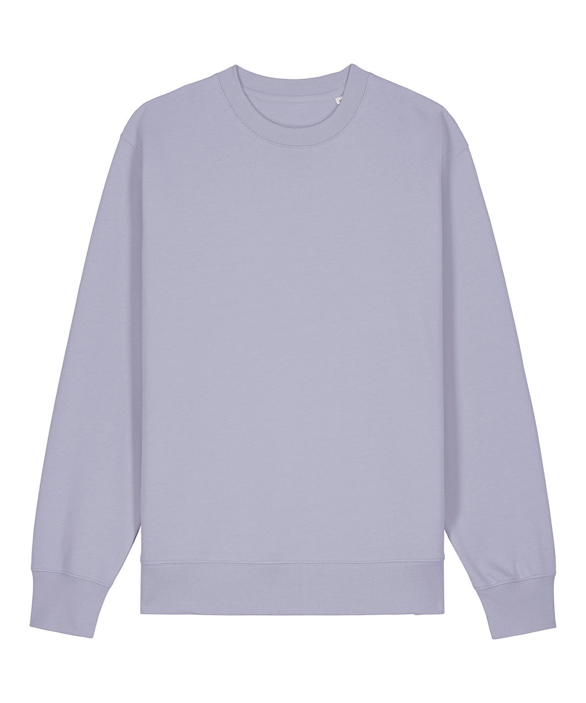 Tryck din logga på Sweatshirts från Stanley/Stella - Anpassa Stanley Stella - Unisex Changer 2.0 Sweatshirt med rund hals i färgen Ljus lila för företag, föreningar och privatpersoner