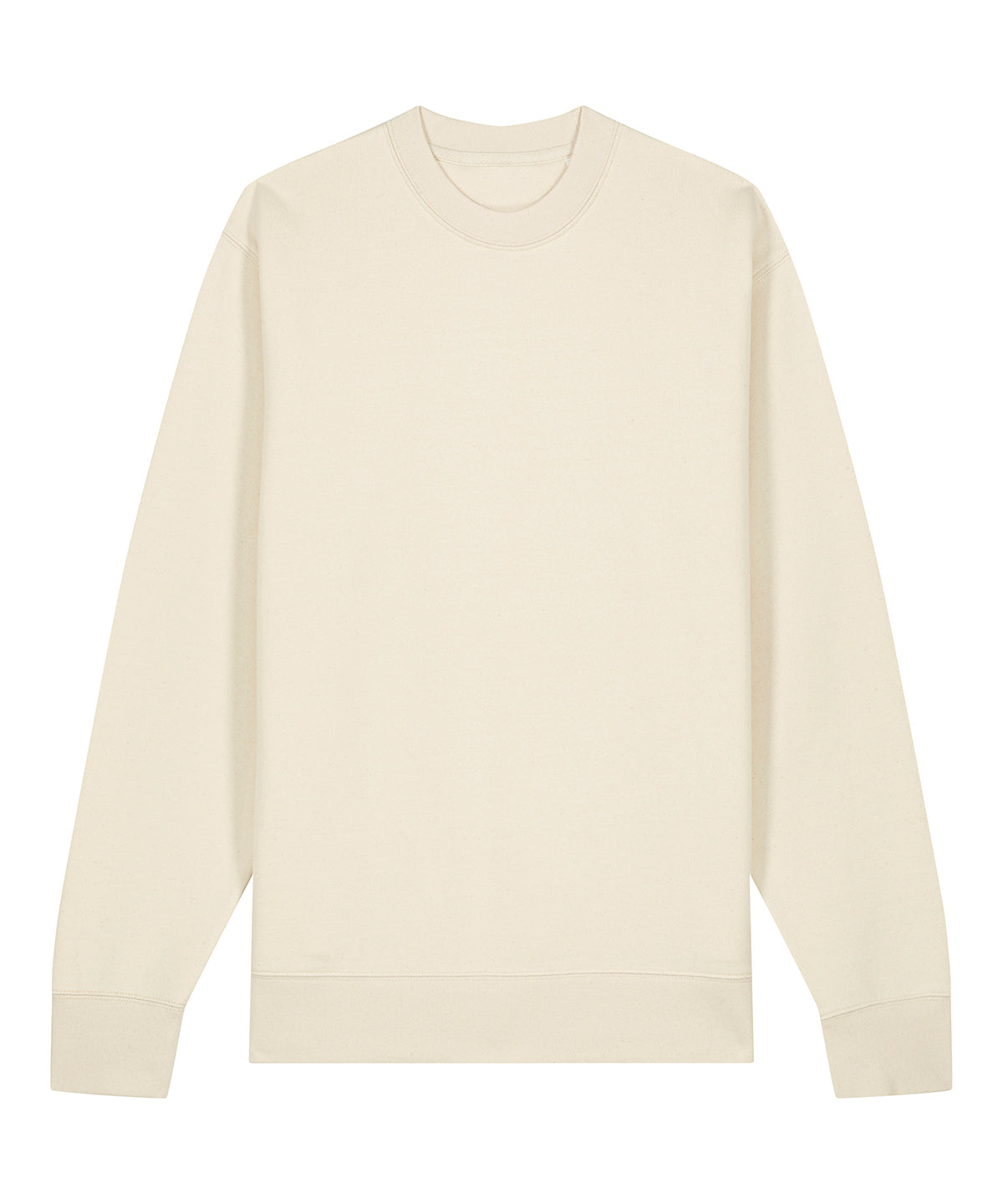 Tryck din logga på Sweatshirts från Stanley/Stella - Anpassa Stanley Stella - Unisex Changer 2.0 Sweatshirt med rund hals i färgen Naturligt för företag, föreningar och privatpersoner