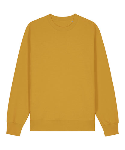 Tryck din logga på Sweatshirts från Stanley/Stella - Anpassa Stanley Stella - Unisex Changer 2.0 Sweatshirt med rund hals i färgen Mörkgul för företag, föreningar och privatpersoner