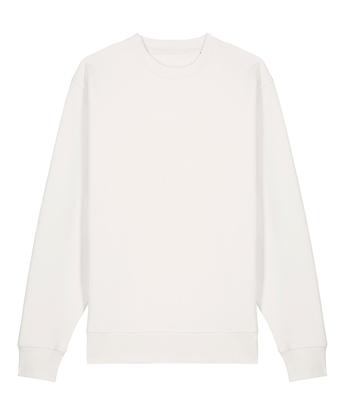 Tryck din logga på Sweatshirts från Stanley/Stella - Anpassa Stanley Stella - Unisex Changer 2.0 Sweatshirt med rund hals i färgen Off Vit för företag, föreningar och privatpersoner