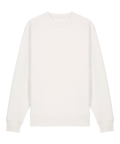 Tryck din logga på Sweatshirts från Stanley/Stella - Anpassa Stanley Stella - Unisex Changer 2.0 Sweatshirt med rund hals i färgen Off Vit för företag, föreningar och privatpersoner