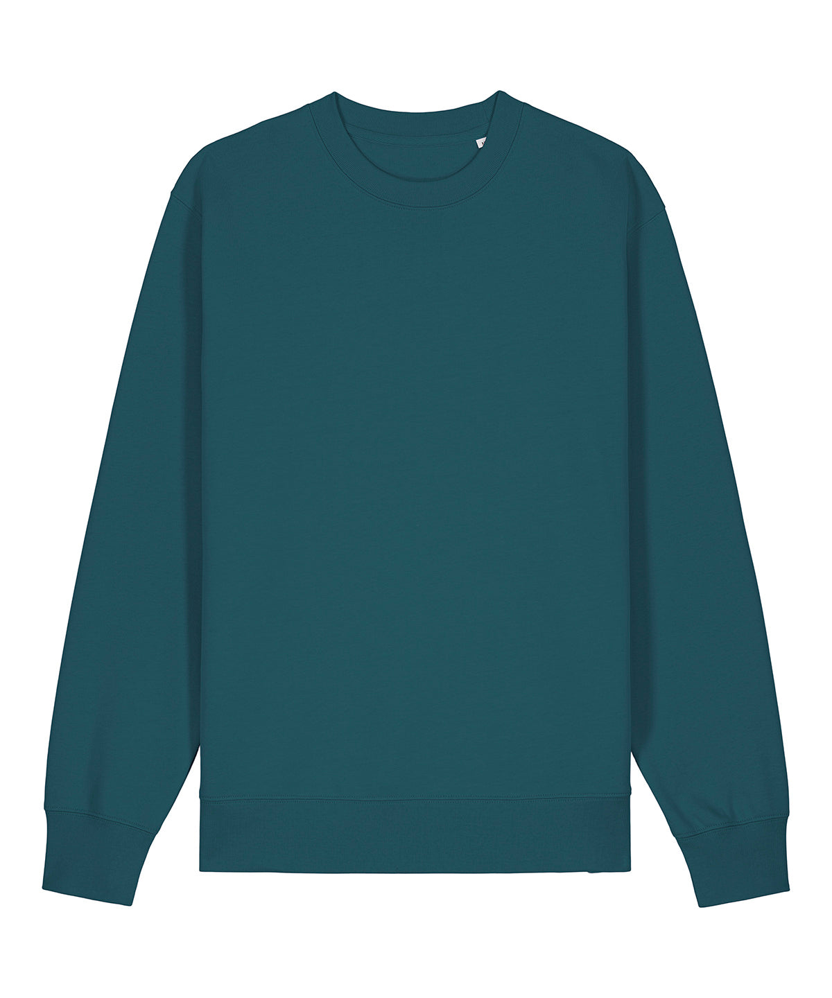 Tryck din logga på Sweatshirts från Stanley/Stella - Anpassa Stanley Stella - Unisex Changer 2.0 Sweatshirt med rund hals i färgen Teal för företag, föreningar och privatpersoner