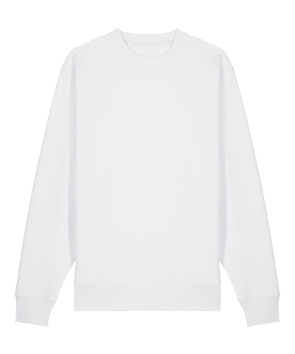 Tryck din logga på Sweatshirts från Stanley/Stella - Anpassa Stanley Stella - Unisex Changer 2.0 Sweatshirt med rund hals i färgen Vit för företag, föreningar och privatpersoner