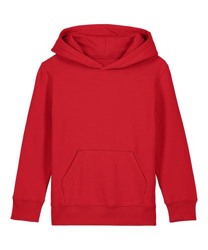 Tryck din logga på Hoodies från Stanley/Stella - Anpassa Stanley Stella - Mini Cruiser 2.0 Barn Hoodie i färgen Mellan röd för företag, föreningar och privatpersoner