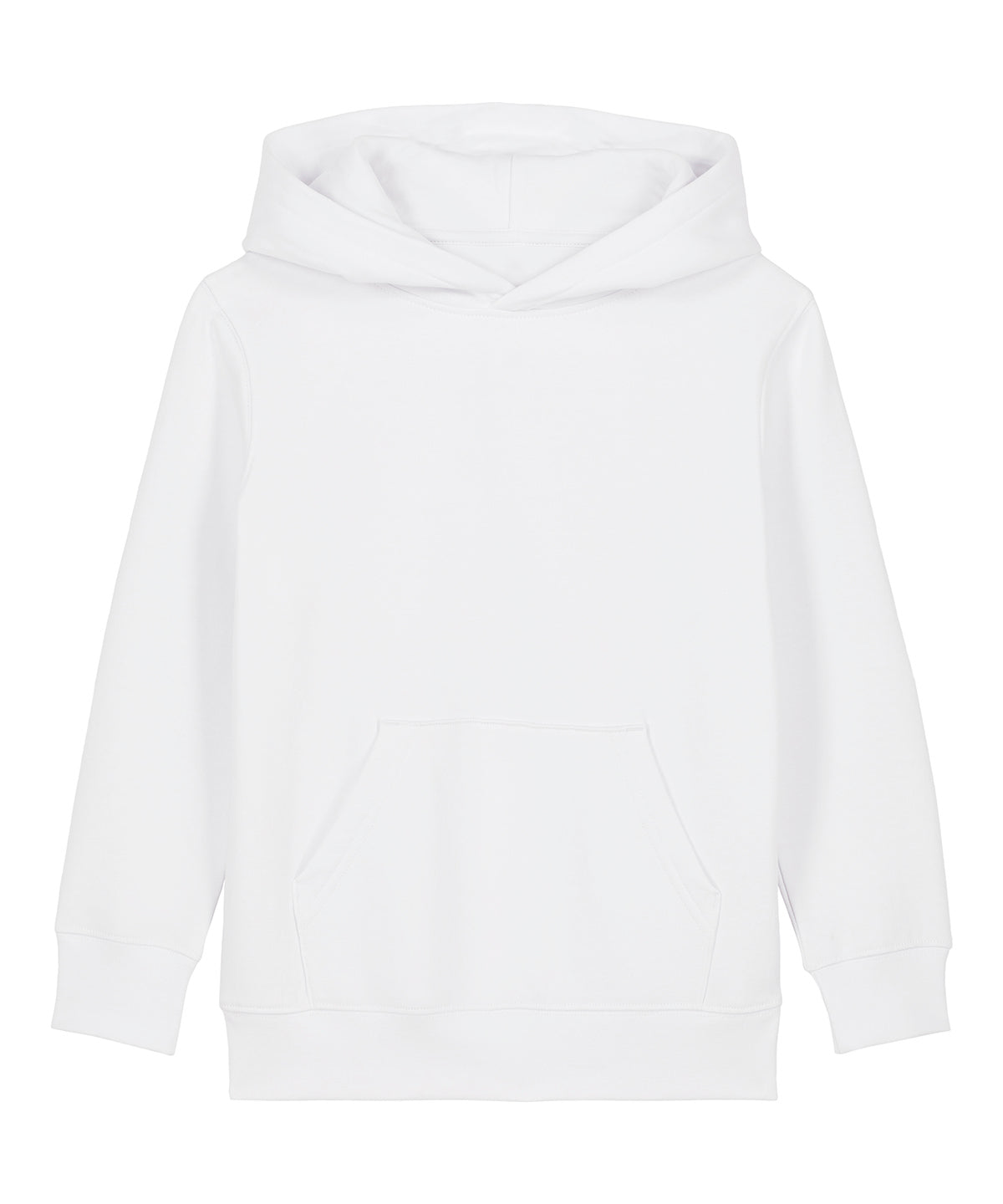 Tryck din logga på Hoodies från Stanley/Stella - Anpassa Stanley Stella - Mini Cruiser 2.0 Barn Hoodie i färgen Vit för företag, föreningar och privatpersoner