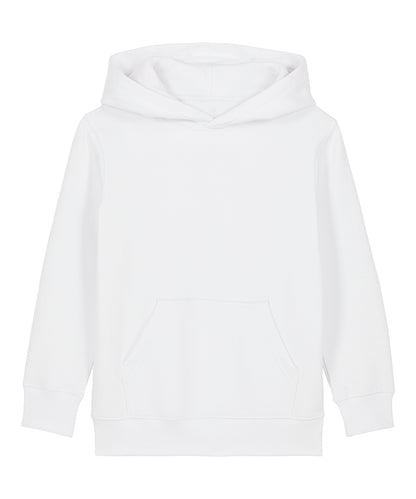 Tryck din logga på Hoodies från Stanley/Stella - Anpassa Stanley Stella - Mini Cruiser 2.0 Barn Hoodie i färgen Vit för företag, föreningar och privatpersoner