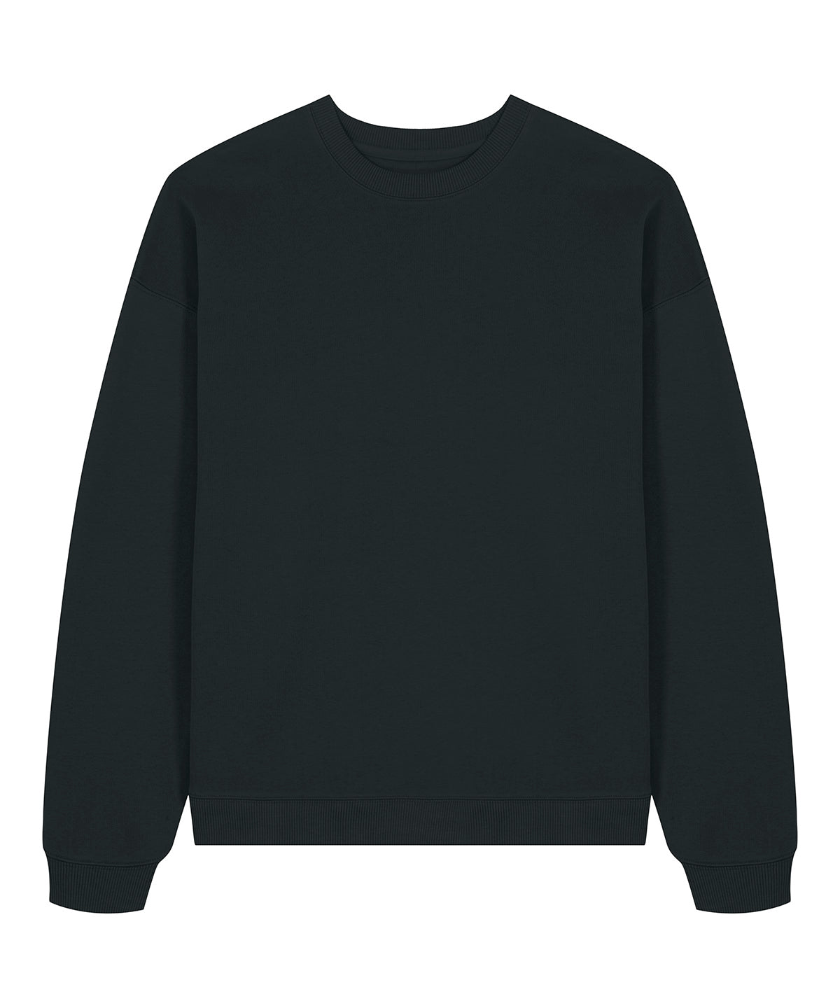 Tryck din logga på Sweatshirts från Stanley/Stella - Anpassa Stanley Stella - Radder 2.0 i färgen Svart för företag, föreningar och privatpersoner