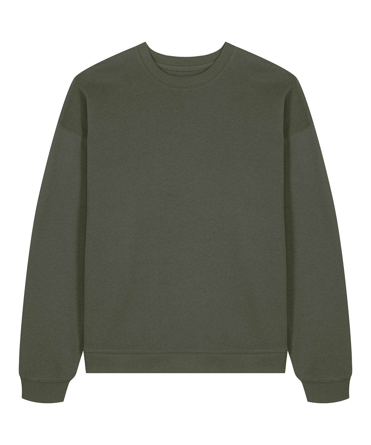 Tryck din logga på Sweatshirts från Stanley/Stella - Anpassa Stanley Stella - Radder 2.0 i färgen Khaki för företag, föreningar och privatpersoner