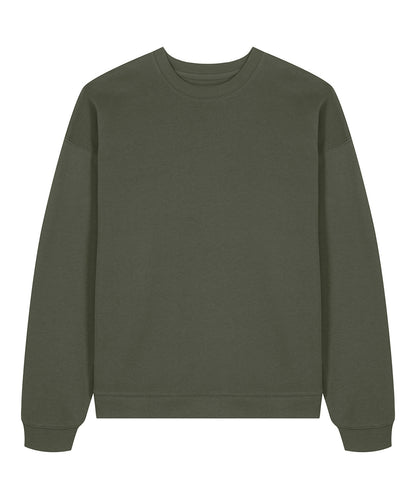 Tryck din logga på Sweatshirts från Stanley/Stella - Anpassa Stanley Stella - Radder 2.0 i färgen Khaki för företag, föreningar och privatpersoner