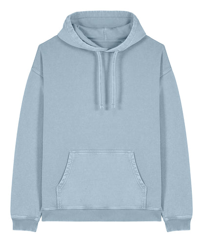 Tryck din logga på Hoodies från Stanley/Stella - Anpassa Stanley Stella - Slammer 2.0 Vintage Hoodie i färgen Mellanblå för företag, föreningar och privatpersoner