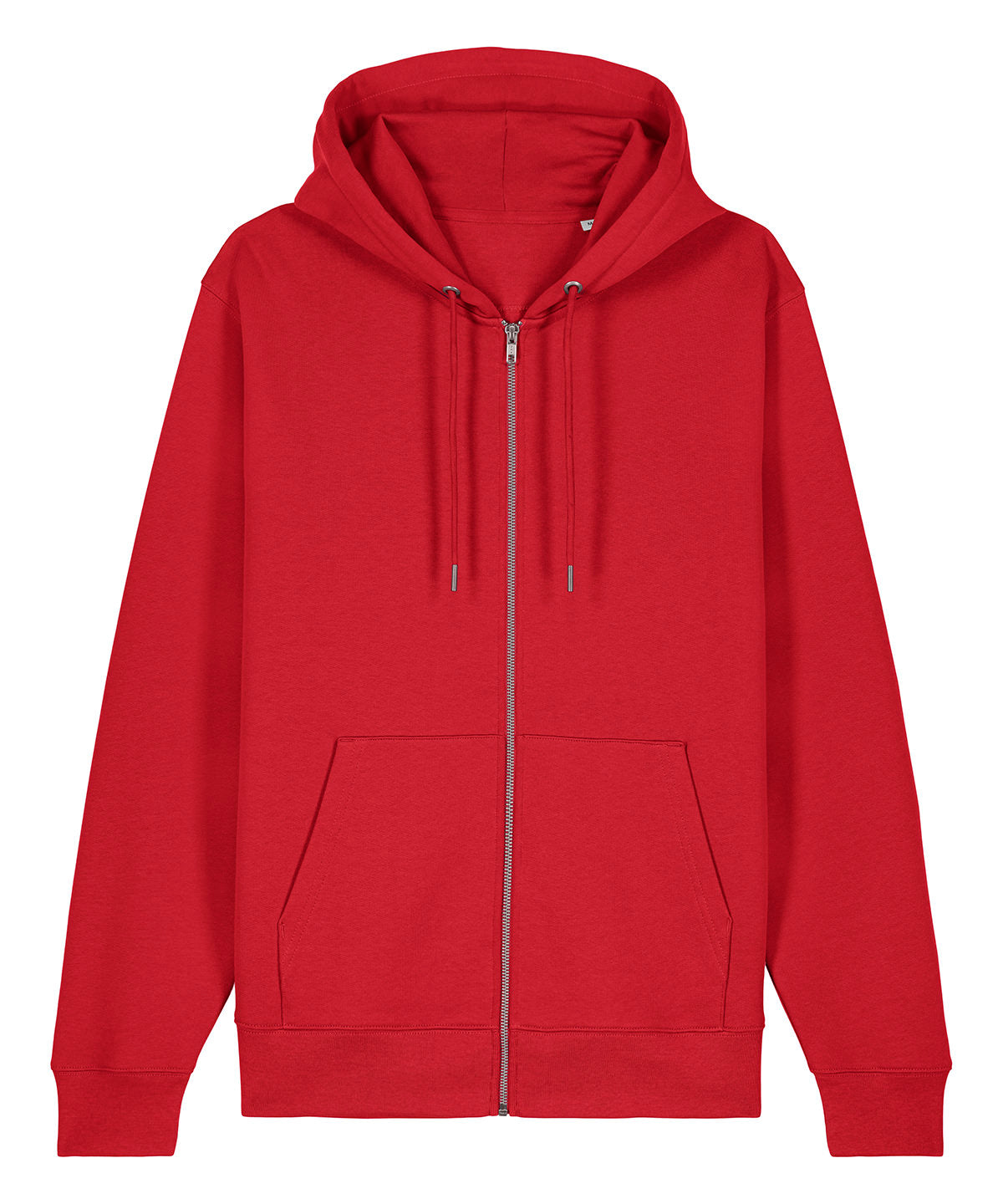 Tryck din logga på Hoodies från Stanley/Stella - Anpassa Stanley Stella - Unisex Cultivator 2.0 Hoodie i färgen Mellan röd för företag, föreningar och privatpersoner