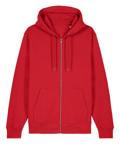 Tryck din logga på Hoodies från Stanley/Stella - Anpassa Stanley Stella - Unisex Cultivator 2.0 Hoodie i färgen Mellan röd för företag, föreningar och privatpersoner