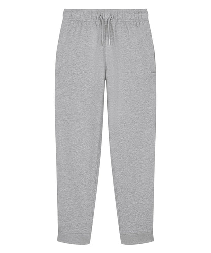 Tryck din logga på Mjukisbyxor från Stanley/Stella - Anpassa Barn Mini Mover 2.0 ikoniska joggingbyxor i färgen Ljunggrå för företag, föreningar och privatpersoner