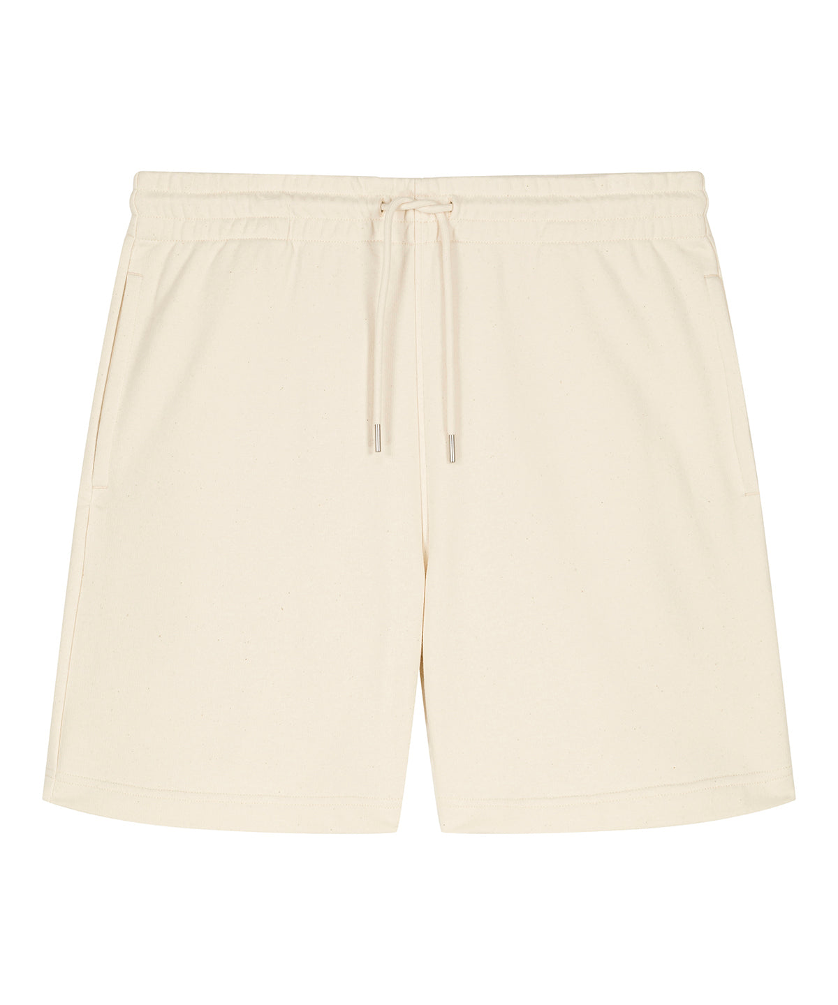 Tryck din logga på Shorts från Stanley/Stella - Anpassa Unisex Trainer 2.0 joggershorts i färgen Naturligt för företag, föreningar och privatpersoner