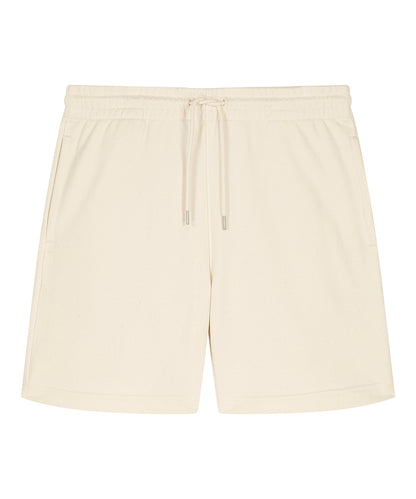 Tryck din logga på Shorts från Stanley/Stella - Anpassa Unisex Trainer 2.0 joggershorts i färgen Naturligt för företag, föreningar och privatpersoner