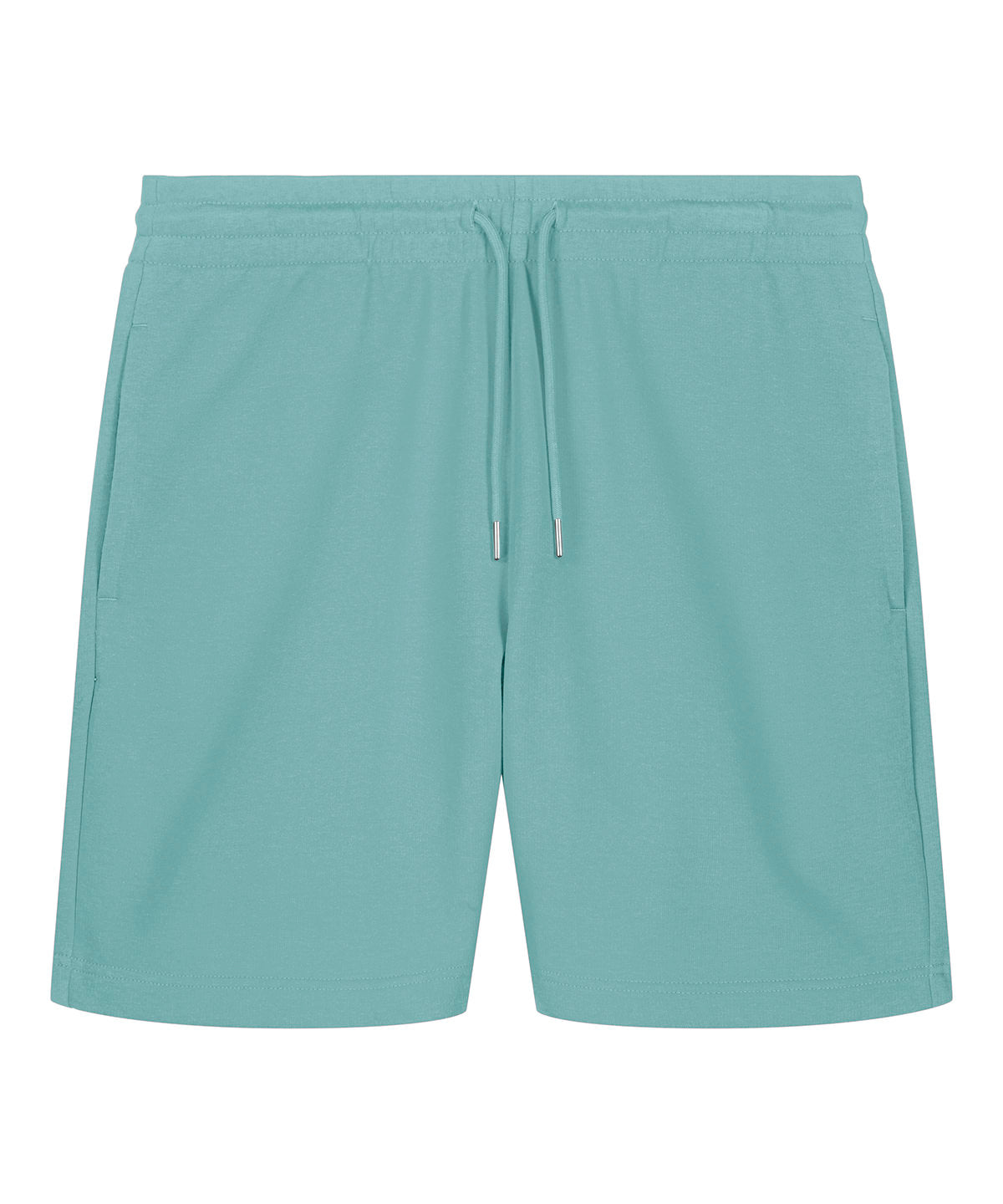 Tryck din logga på Shorts från Stanley/Stella - Anpassa Unisex Trainer 2.0 joggershorts i färgen Ljusblå för företag, föreningar och privatpersoner