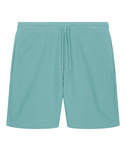 Tryck din logga på Shorts från Stanley/Stella - Anpassa Unisex Trainer 2.0 joggershorts i färgen Ljusblå för företag, föreningar och privatpersoner