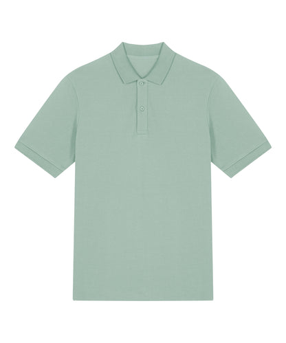 Tryck din logga på Piké från Stanley/Stella - Anpassa Stanley Stella - Prepster 2.0 Premium Piké, Unisex i färgen Ljusgrön för företag, föreningar och privatpersoner