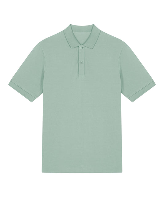Tryck din logga på Piké från Stanley/Stella - Anpassa Stanley Stella - Prepster 2.0 Premium Piké, Unisex i färgen Ljusgrön för företag, föreningar och privatpersoner
