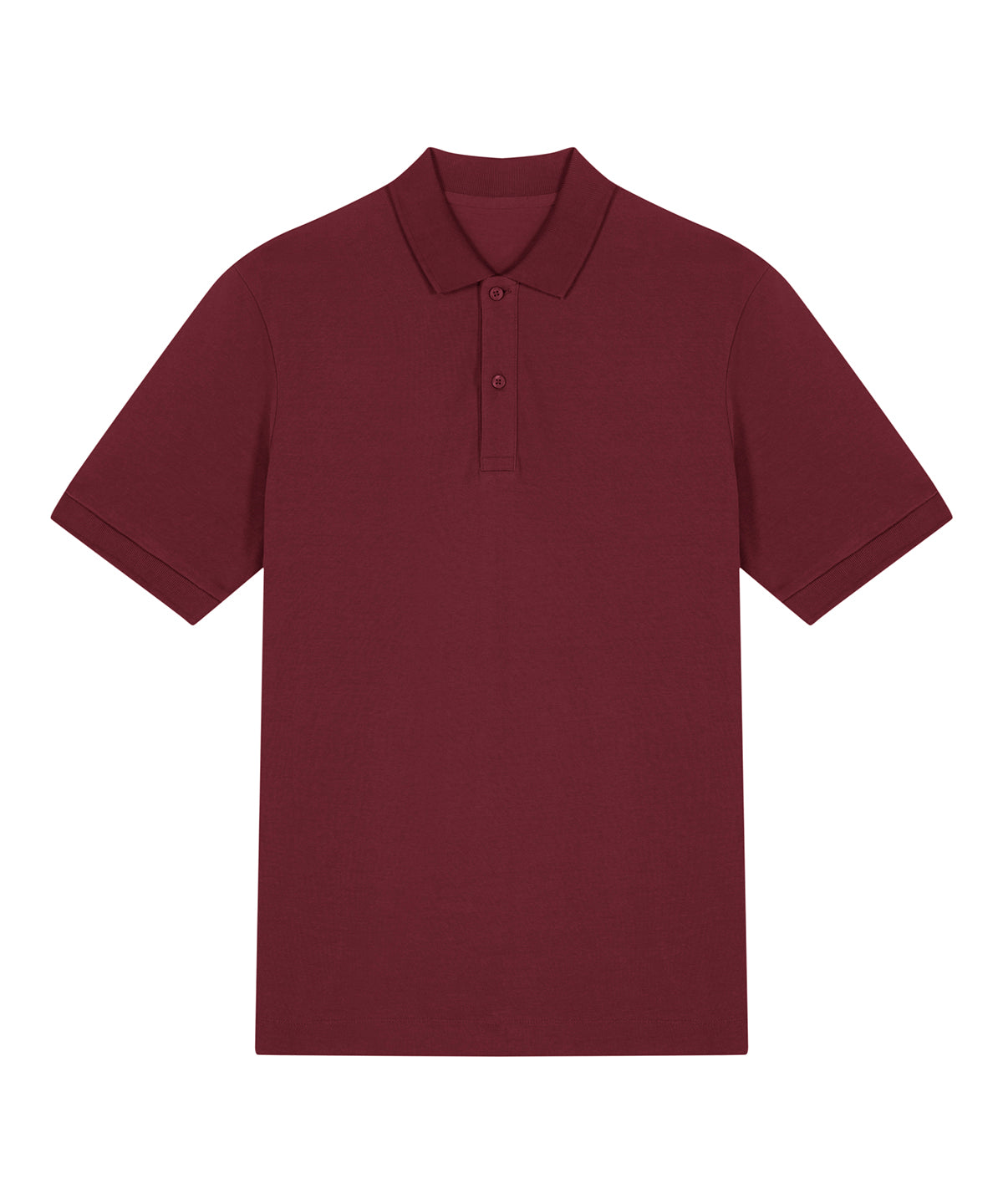 Tryck din logga på Piké från Stanley/Stella - Anpassa Stanley Stella - Prepster 2.0 Premium Piké, Unisex i färgen Burgundy för företag, föreningar och privatpersoner
