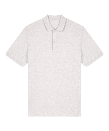 Tryck din logga på Piké från Stanley/Stella - Anpassa Stanley Stella - Prepster 2.0 Premium Piké, Unisex i färgen Off Vit för företag, föreningar och privatpersoner