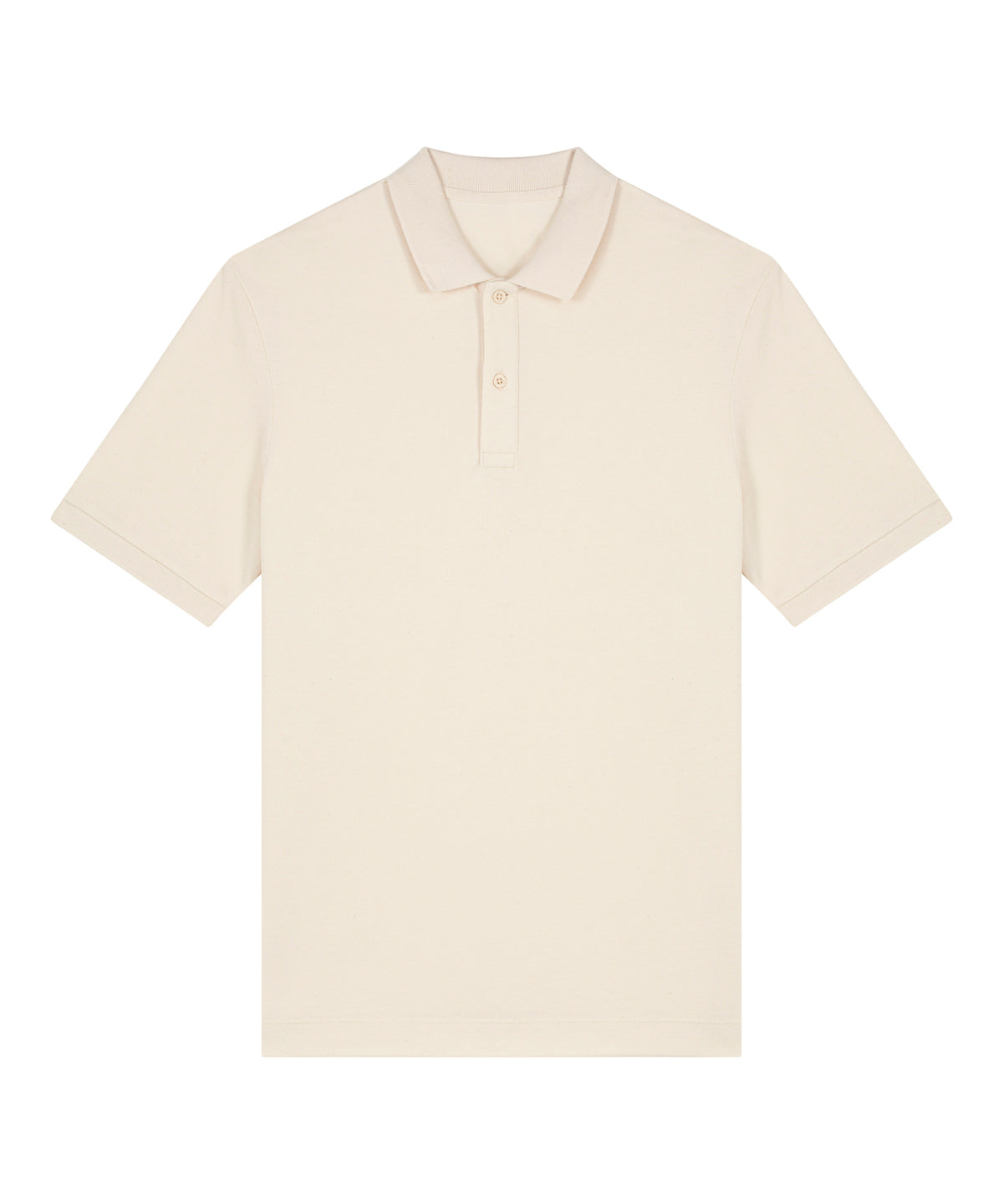 Tryck din logga på Piké från Stanley/Stella - Anpassa Stanley Stella - Prepster 2.0 Premium Piké, Unisex i färgen Naturligt för företag, föreningar och privatpersoner
