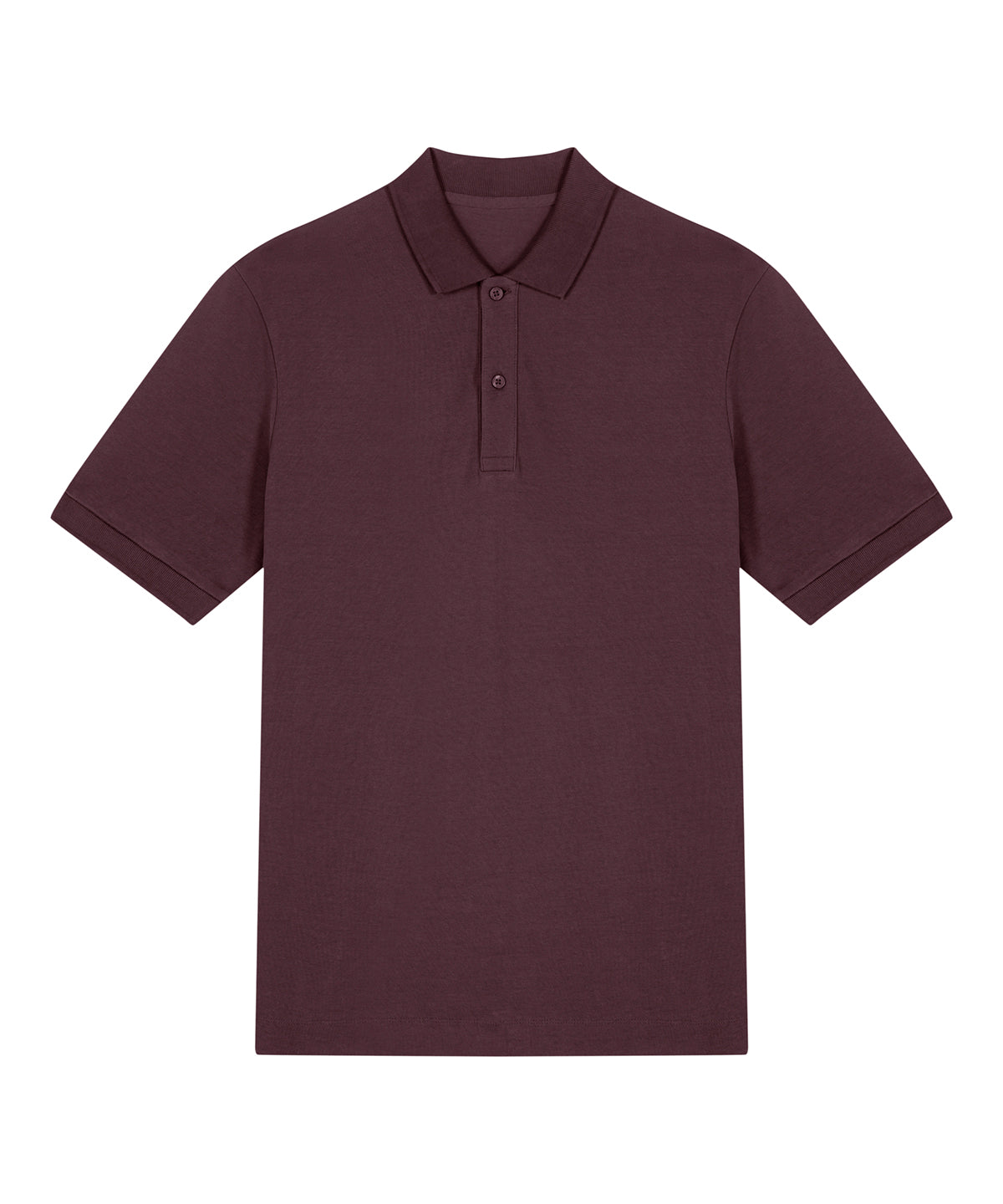 Tryck din logga på Piké från Stanley/Stella - Anpassa Stanley Stella - Prepster 2.0 Premium Piké, Unisex i färgen Burgundy för företag, föreningar och privatpersoner